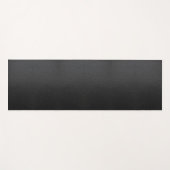 Tapis De Yoga Cuir noir Faux (Devant (Horizontal))