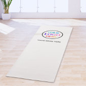 Tapis De Yoga Custom Business Logo Name