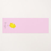 Tapis De Yoga Custom Chick Chicken yellow stylish chic sweet (Devant (Horizontal))
