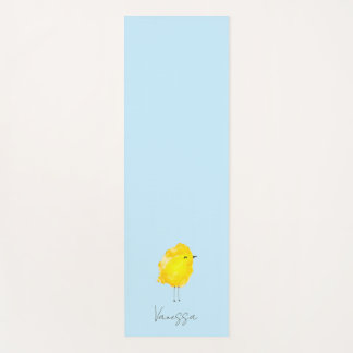 Tapis De Yoga Custom Chick Chicken yellow stylish chic sweet
