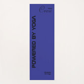 Tapis De Yoga Custom Print Yoga Crew Deep Blue (Devant)