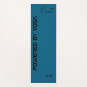 Tapis De Yoga Custom Print Yoga Crew Ocean Blue (Devant)