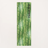 Tapis De Yoga Custom Watermelon Skin Texture Pattern (Devant)
