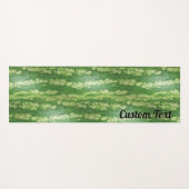 Tapis De Yoga Custom Watermelon Skin Texture Pattern (Devant (Horizontal))