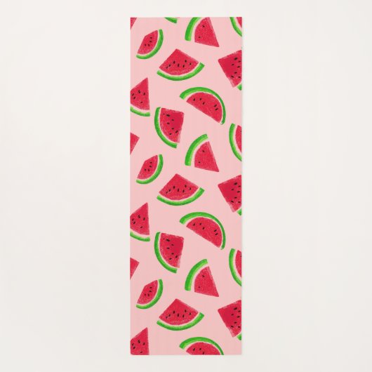 Tapis De Yoga Custom Watermelon Slice Pattern (Dos)