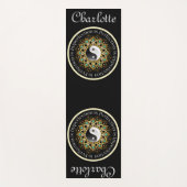 Tapis De Yoga (Customisez-moi) Yin Yang Black Workout, Pilates e (Devant)