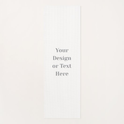 Tapis De Yoga Customizable Your Design or Text Here Personalized (Devant)
