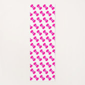 Tapis De Yoga Cute 8 bits Pixel Bow (Devant)