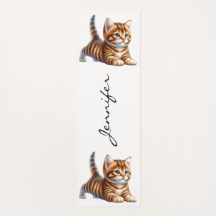 Tapis De Yoga Cute Amoureux des chats Yoga Mat