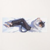 Tapis De Yoga Cute Catboy Anime (Devant (Horizontal))