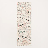 Tapis De Yoga Cute Chat simple chaton Motif (Devant)