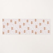 Tapis De Yoga Cute Chat simple chaton Motif (Devant (Horizontal))