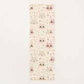 Tapis De Yoga Cute Chat simple chaton Motif (Devant)