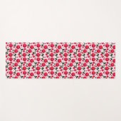 Tapis De Yoga Cute Cherry Pattern Aesthetic | Red Cherry Seamles (Devant (Horizontal))
