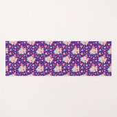 Tapis De Yoga Cute Cupid Cochon Whit Hearts Motif (Devant (Horizontal))