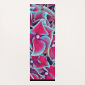 Tapis De Yoga Cute Floral Imprimer Exercice Yoga Mat (Dos)