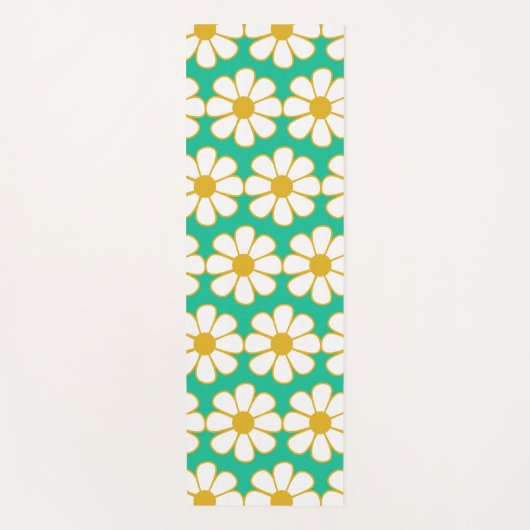 Tapis De Yoga Cute Floral Motif (Devant)