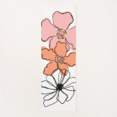 Tapis De Yoga cute flowers (Devant)