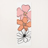 Tapis De Yoga cute flowers (Dos)