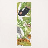 Tapis De Yoga Cute Jungle Animaux Safari Garçon | Fille (Devant)