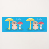 Tapis De Yoga Cute kawaii champignon champignon toadstool (Dos (Horizontal))