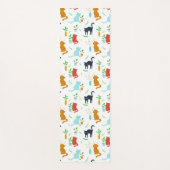 Tapis De Yoga Cute Kitten Greenery Adventure (Devant)