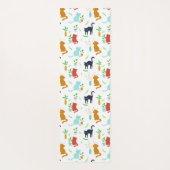 Tapis De Yoga Cute Kitten Greenery Adventure (Dos)