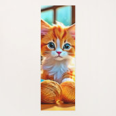 Tapis De Yoga Cute Kitten Yarn (Dos)