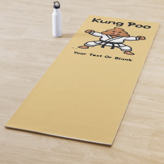 Tapis De Yoga Cute Kung Poo Karate