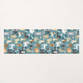 Tapis De Yoga Cute Little Chien Chien Chien Motif Personnalisé (Dos (Horizontal))