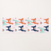 Tapis De Yoga Cute Llama Yoga Mat (Dos (Horizontal))