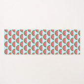 Tapis De Yoga Cute Motif tranche de pastèque (Devant (Horizontal))