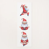 Tapis De Yoga Cute Père Noël dans la méditation (Dos)