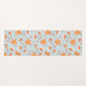 Tapis De Yoga Cute Vintage Papillon Motif (Devant (Horizontal))