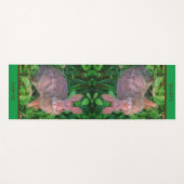 Tapis De Yoga Cute Wild Brown Rabbit Faune Personnalisée (Devant (Horizontal))