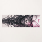 Tapis De Yoga Cyborg Girl Fantastic Artsy (Devant (Horizontal))