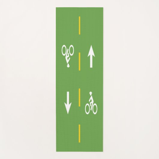 Tapis De Yoga Cycle Track Yoga Mat (Devant)