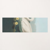 Tapis De Yoga cygne audubon cygnes d'eau blanche (Dos (Horizontal))