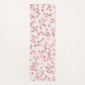 Tapis De Yoga cyrillique (Devant)