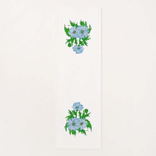 Tapis De Yoga Daisies flowers (Devant)