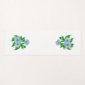 Tapis De Yoga Daisies flowers (Devant (Horizontal))