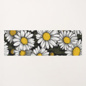 Tapis De Yoga Daisy Flower Pattern Botanical Illustration (Dos (Horizontal))