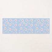 Tapis De Yoga Daisy Flowers Pattern (Devant (Horizontal))