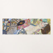 Tapis De Yoga Dame avec un ventilateur, Gustav Klimt (Devant (Horizontal))