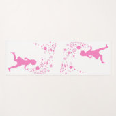 Tapis De Yoga Dame Rose. (Devant (Horizontal))