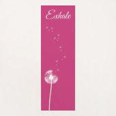 Tapis De Yoga Dandelion rose vif Yoga Mat (Devant)