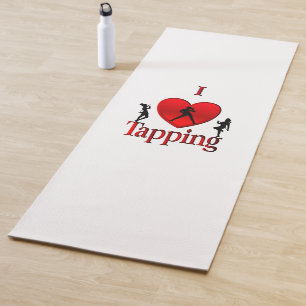 Tapis De Yoga Danse I Heart Tap