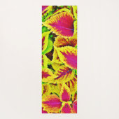 Tapis De Yoga Danse Motif Feuille (Dos)