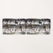 Tapis de yoga d'arbre de bouleau (Devant (Horizontal))