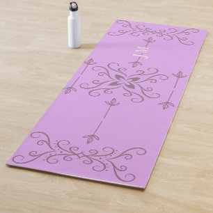 Tapis de Yoga de Couleur Violette Conçu